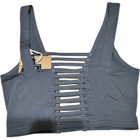 Gray Strappy Bralette Women's Size Small - Picture 6 of 9